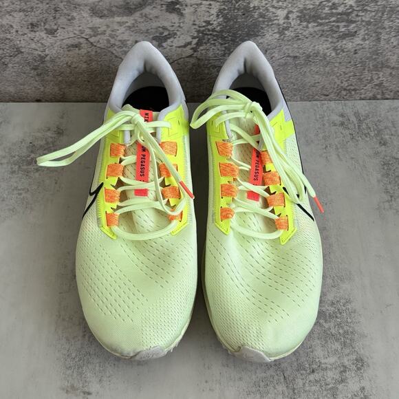 Nike Air Zoom Pegasus 38 Men Size 14 Running Shoe CW7356-700 Barely Volt/Black main image 6
